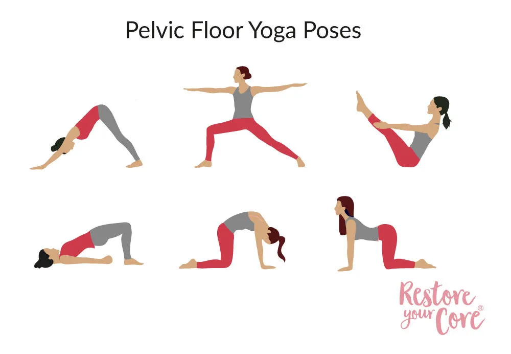 Safe pelvic floor yoga poses